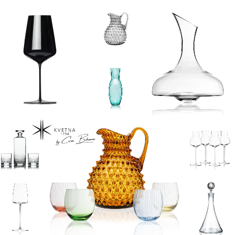 Prodej ručně tvarovaného skla ze Skláren Květná